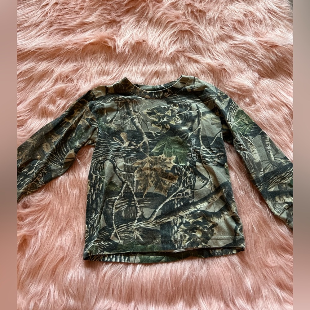 Camo Long Sleeve Top